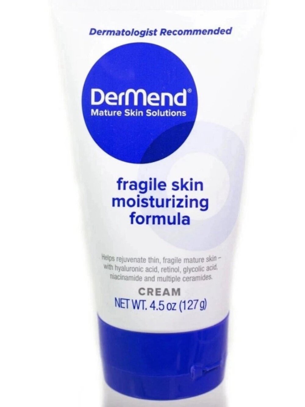 DerMend Fragile Skin Moisturizing Formula Cream 4.5 Oz.